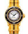 Часы Swatch x Blancpain Pacific Ocean SO35P100C