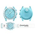 Часы Swatch x Omega Bioceramic Moonswatch Mission to Uranus SO33L100 фото 3